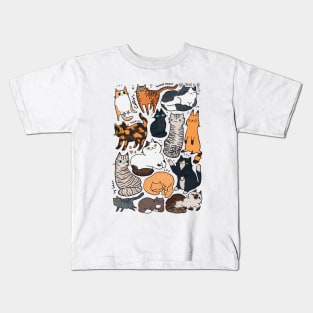 Kinda Halloween Cats Kids T-Shirt